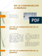 Ley de La Conservación de La Energía