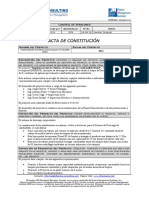 Acta de Constitución