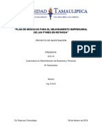 Plan de Negocios para El Mejoramiento Empresarial de Las Pymes en Reynosa