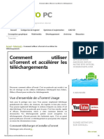 Comment Utiliser Utorrent Et Accélérer Les Téléchargements PDF