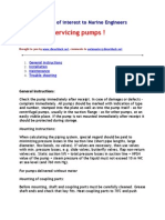 Running & Servicing Pumps !: Technical Notes of Interest To Marine Engineers