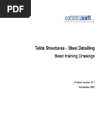 Tekla - Steel Detailing - Basic Training Drawing