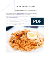 Receta de Arroz Con Mariscos Peruano