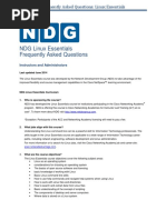 NDG Linux Essentials FAQs - 23jun14