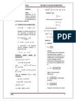 Algebra Teoria de Exponentes