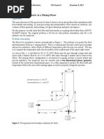 Flow and Heat Transfer in A Mixing Elbow