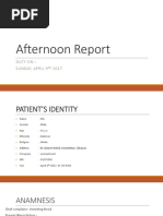 Afternoon Report 9 April 2017