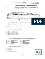 Prova - Gabarito PDF