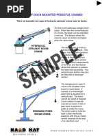 Vessel Pedestal Crane Student Manual