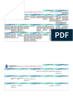 Lanterna Exam Timetable Template May 2018