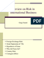 Overview On Risk in Int Bsns