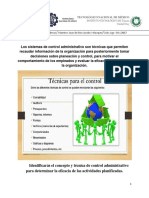 Tecnicas de Control Administrativo. GESTION EMPRESARIAL.U6