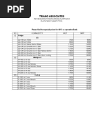 Triang Associates: Please Find The Special Prices For 4015 Co-Operative Bank