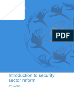 Syllabus Introduction To Security Sector Reform