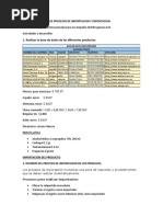 Caso de Aplicación de Procesos de Importación y Exportación