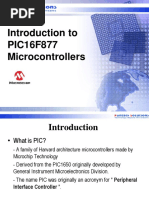 Introduction To PIC16F877 Microcontrollers