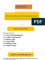 Project Scope Management