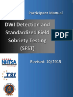 2015 NHTSA SFST Combined Instructor & Student Manual