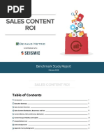 Sales Content Roi Benchmark