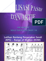 Mobilisasi Pasif Dan Aktif