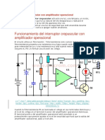 Interruptor Crepuscular Con Amplificador Operacional