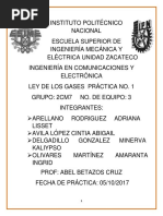 Practica 3 Termodinamica