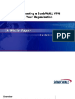 Implementing A Sonicwall VPN in Your Organization