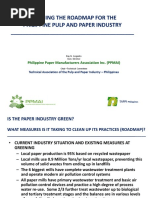 Greening The Roadmap of The Philippine Pulp and Paper Industry