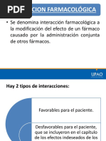 2.-Interacciones Medicamentosas