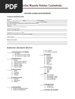 Formato Historial Clinico Psicologicos Adolescente