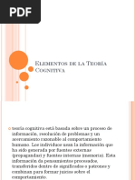 Elementos de La Teoria Cognitiva - Exposicion