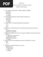 Evaluacion de Escoger La Mejor Respuesta