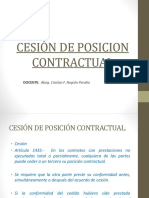 Cesion de Posicion Contractual