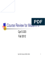 CourseReview Exam2