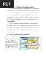 Instructions For Time-Series Analysis Workbook