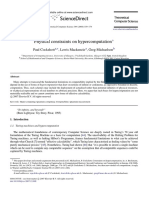 Physical Constraints On Hypercomputation: Paul Cockshott, Lewis Mackenzie, Greg Michaelson