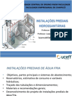 1º Aula - Conceito-Projeto Abastecimento-Reservatório