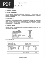 MDados - Parte - 07 - Normalização Exercicios