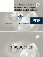 Improvement in Internal Soundness of Railway Wheel by Controlling De-Oxidation Practice in Steel-Making