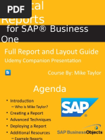 Crystal Reports For Sap Business One