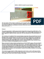 A 2kVA 12VDC To 120VAC Inverter For Power Backup