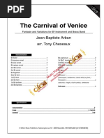 The Carnival of Venice: Jean-Baptiste Arban Arr. Tony Cheseaux