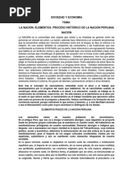 Sociedad y Economia Tema La Nacion Eleme