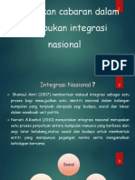 Bincangkan Cabaran Dalam Pemupukan Integrasi Nasional