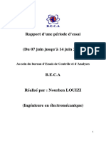 Rapport Periode D'essai BECA