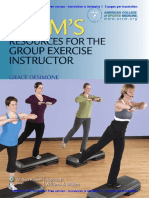 American College of Sports Medicine ACSMs Resources For The Group Exercise Instructor 2011