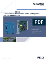 Vek M4D / Vek M4Dc 4-Channel Loop Detectors For Traffic Light Systems and Car Park Counting