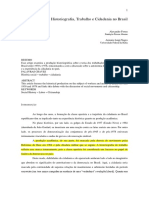 FORTES, Alexandre - NEGRO, Antonio Luigi. Historiografia, Trabalho e Cidadania No Brasil