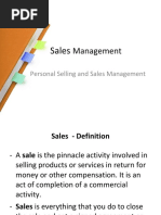 Sales Management