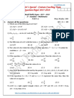 Padasalai Net 10th Maths Centum Coaching Team Question Paper Em1